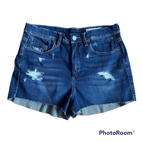 Blank Nyc Shorts Blank Nyc Distressed Wedge Shorts Poshmark