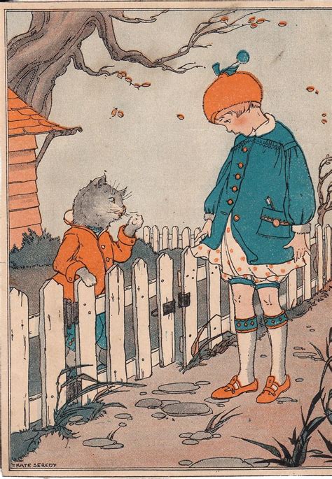 My Neighbor the Cat 1920s Children's Book Illustrations