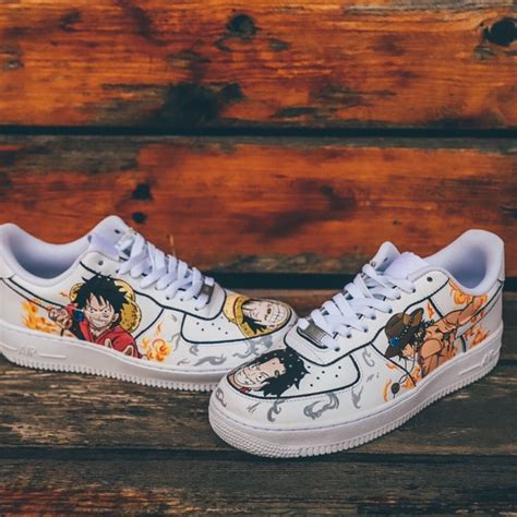 Custom AF1 One PieceX Air Force 1 Anime Custom Nike AF1 Etsy