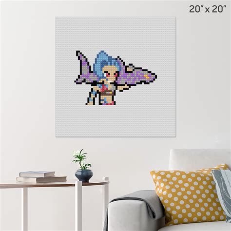 League Of Legends Jinx Pixel Art Wall Poster Build Your Own With