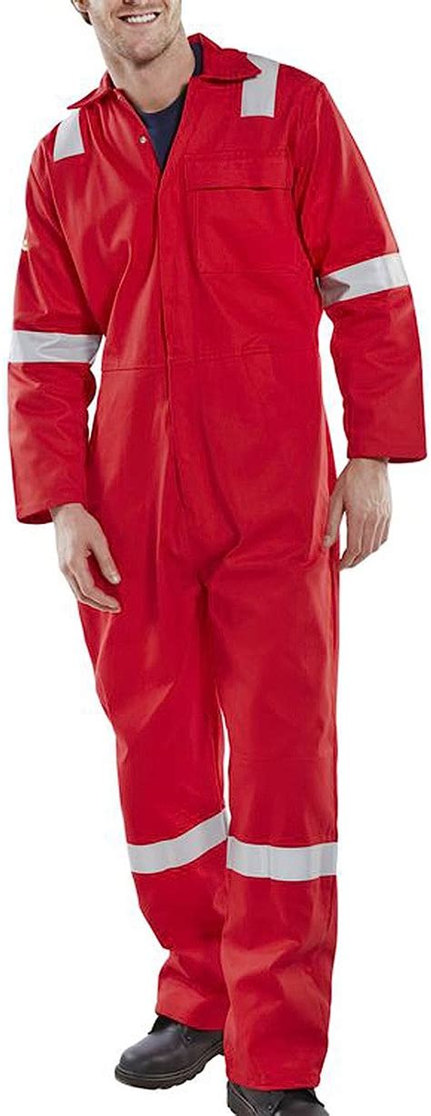 Click Fire Retardant Anti Static Eldrid Boilersuit Red 46in