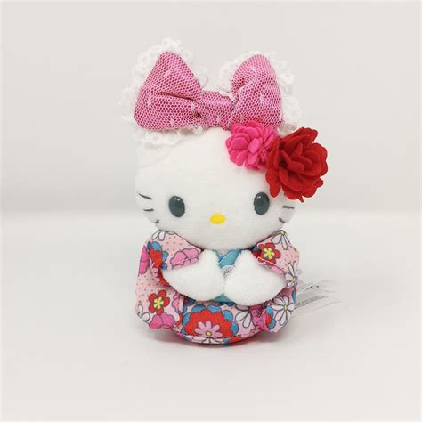 Hello Kitty Kimono Sitting 5 Plush Sweet Kitty The Anime Store