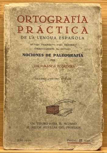 Ortograf A Pr Ctica De La Lengua Espa Ola