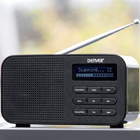 Denver DAB Radio Draagbare Radio Met FM En DAB LCD Scherm DAB42