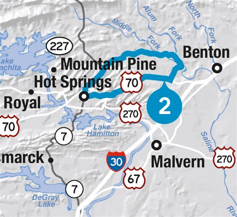 Map Of Hot Springs Arkansas - Maping Resources