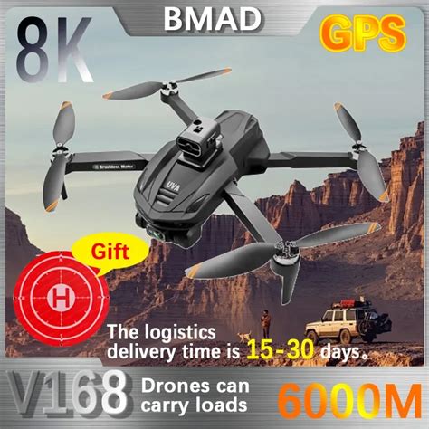 BMAD Drone Profissional C Mera HD GPS 8K 5G WiFi FPV Sem Escova RC