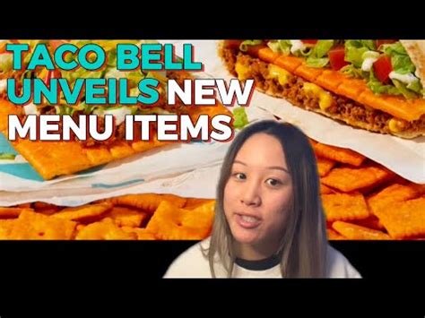 Taco Bell Unveils NEW MENU ITEMS YouTube