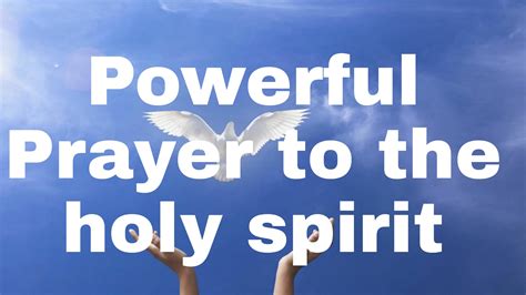 5 Powerful Prayers to the holy spirit - Christ Win