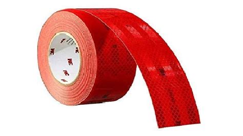 M Capacity Reflective Tape Red Packaging Type Roll Feet At Rs