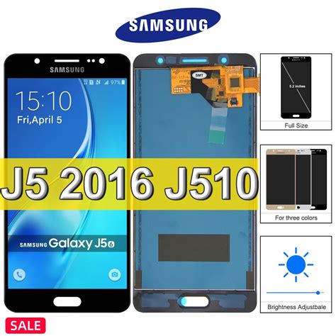 Pantalla táctil LCD para Samsung J5 2016 para Galaxy J5 2016 SM J510F