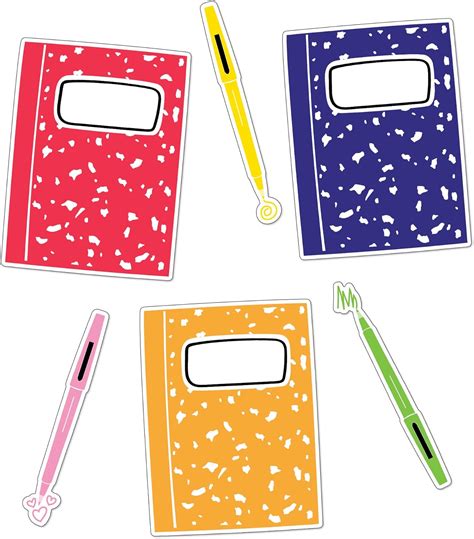 Buy Carson Dellosa Happy Place 36 Piece Notebook And Pen Bulletin Board