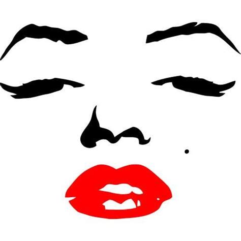 Detail Marilyn Monroe Face Silhouette Koleksi Nomer 4