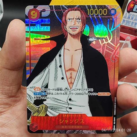 One Piece TCG OP01 120 PSEC Shanks Shopee Philippines