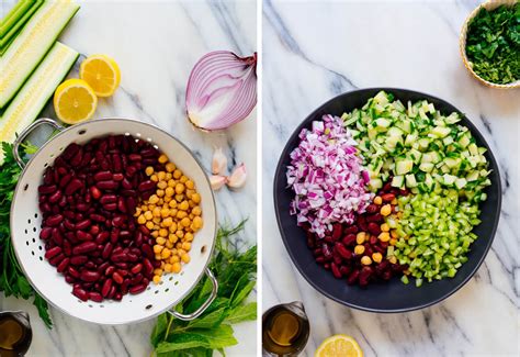 Mediterranean Bean Salad Recipe Cookie And Kate Karinokada