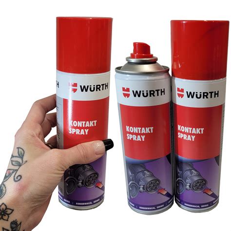 KONTAKT SPRAY Do Instalacji Elektrycznej Wurth 300ml Sprey Sprej Do