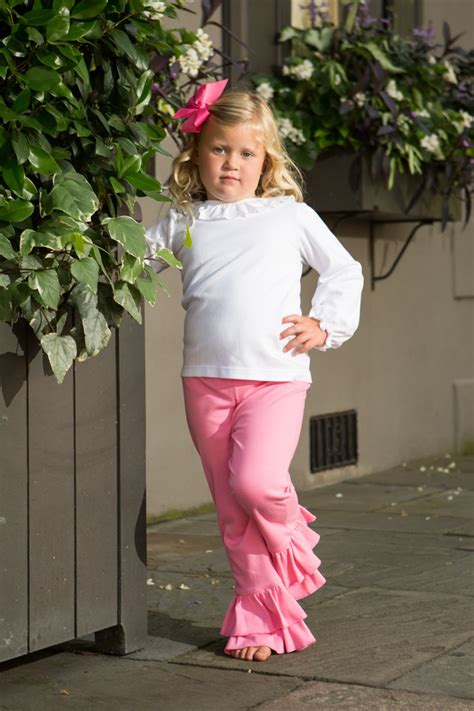 Pink Comfy Pants - childrens clothing smocked heirloom bishop gowns