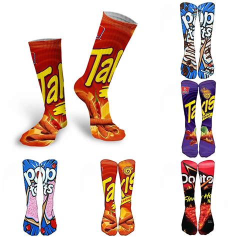 Calcetines De Compresi N De Algod N Con Estampado 3D Para Mujer Calcet