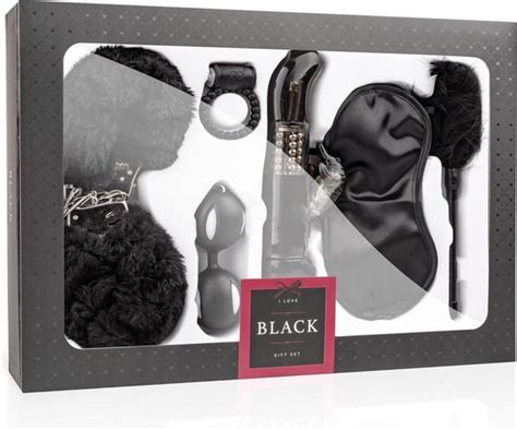 Loveboxxx I Love Black Cadeauset Sex Toys Voor Koppels Erotische