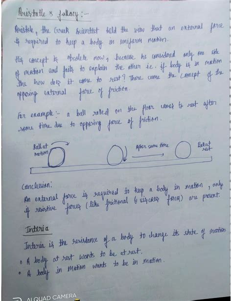 Laws Of Motion Class 11 Notes 8