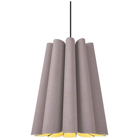 Olivia Pendant Wep Light Collection Black Finish Grey Oak Shade 754f3 Lamps Plus