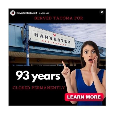 Harvester Restaurant Shuts Down Forever