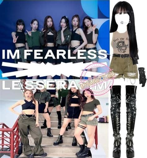 Lesserafim Fearless Th Member Inspired Outfit Kpop Outfits