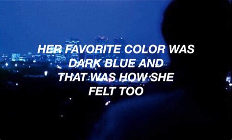 Dark Blue Aesthetic Sad