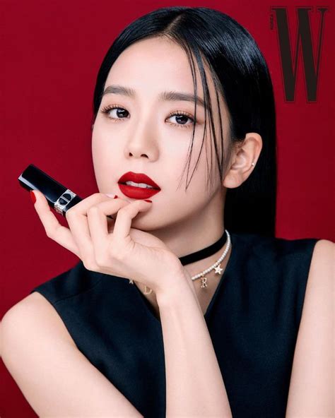 جيسو Jisoo Lipstick Dior Red Lipstick Dior Beauty