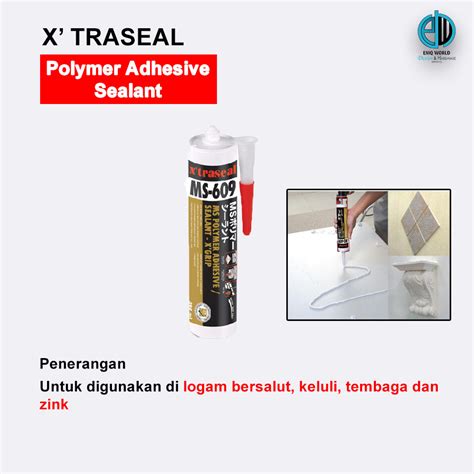 X Traseal Ms Ms Polymer Adhesive Sealant X Grip Ml Lazada