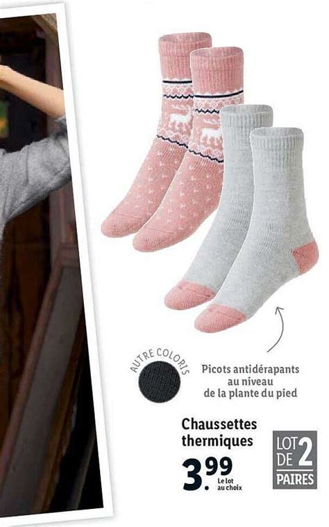 Promo Chaussettes Thermiques Chez Lidl Icatalogue Fr