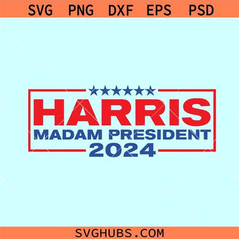 Kamala Harris SVG PNG, Kamala Harris President SVG, Kamala for President Svg, Kamala Harris 2024 ...