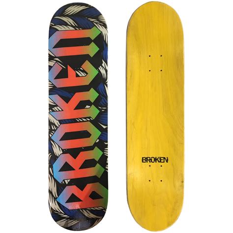 Shape De Skate Profissional Broken Nome Shopee Brasil