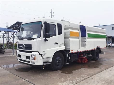 Cleaning Sweeper Truck Is The Special Purposed Truck Which Combined