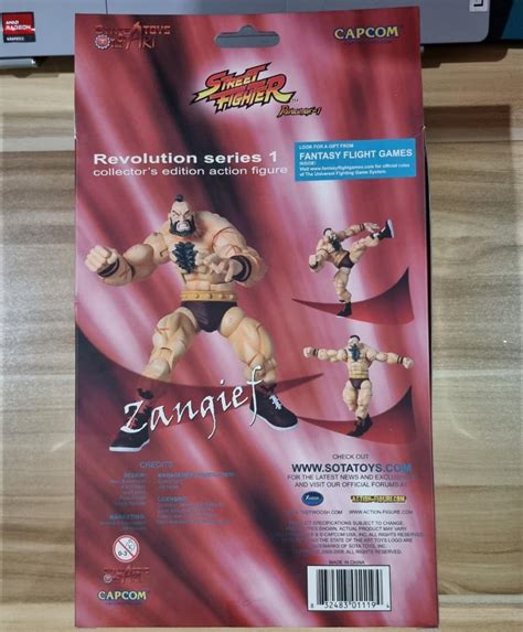 Vintage Rare Sota Street Fighter Revolutions Series Zangief