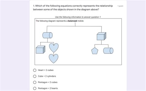 Solved 1 Which Of The Following Equations Correctly Represents The