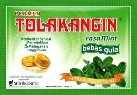 Tolak Angin Permen Mint Bebas Gula S Obat Masuk Angin Lazada Indonesia