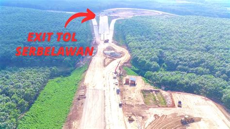 PROGRES TERBARU EXIT TOL SERBELAWAN TOL TEBING TINGGI SIANTAR Sky