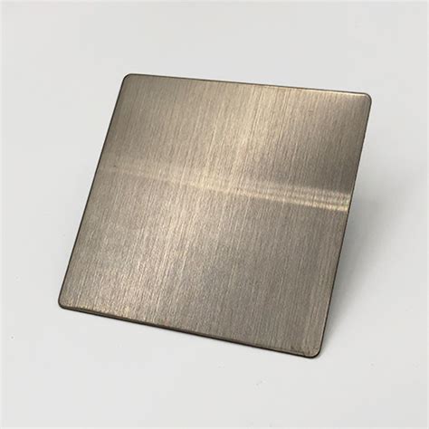 304 Stainless Steel Hairline PVD Gold Color Finish Decorative Sheet Customized Size for Hotel ...