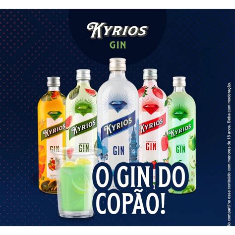 Preço Do Gin Mais Barato - Kyrios Gin o Gin do Copão (max 6 garrafas por pedido)colocar nas obs ...