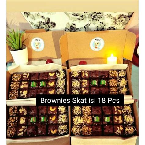 Jual Brownies Dark Coklat X Skat Isi Pcs Produk Terbaru