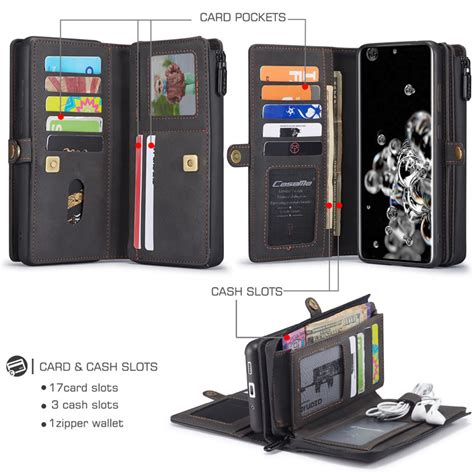 CaseMe Samsung Galaxy S20 Ultra Multi Functiona Detachable Leather