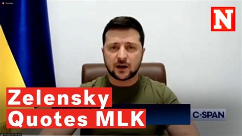 Zelensky Quotes Mlk In Plea To U S Congress For Help I Have A Need