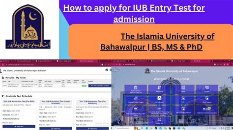 How To Apply For Iub Entry Test For Admission The Islamia University