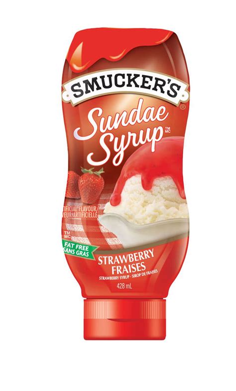 Smucker S Sundae Syrup Strawberry Flavoured Syrup 428ml Walmart Canada