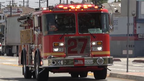 Lacofd Engine Squad Responding Youtube