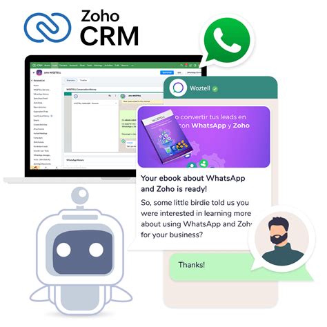 Whatsapp For Zoho Woztell