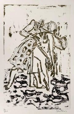 Couple Nude In Pencil Art - 117 For Sale on 1stDibs | nude couple