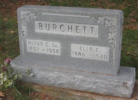 Ella Catherine Hutchison Burchett 1886 1980 Find A Grave Memorial