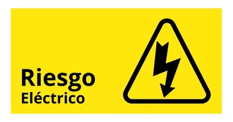 Señaletica Autoadhesiva Riesgo Electrico Cuotas sin interés