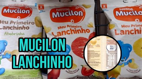 MUCILON MEU PRIMEIRO LANCHINHO NESTLE BISCOITO INFANTIL MUCILON